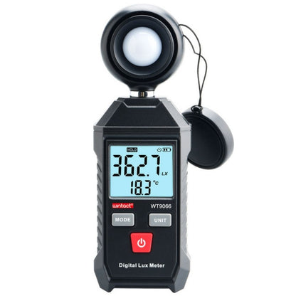 Wintact WT9066 Digital Lux Meter with Thermometer Light Level Meter (1~200000Lux) with LCD Backlight Display for Brightness, Illumition & Temperature Monitoring | Industrial, Architecture, Home Improvement, Photography & Videography