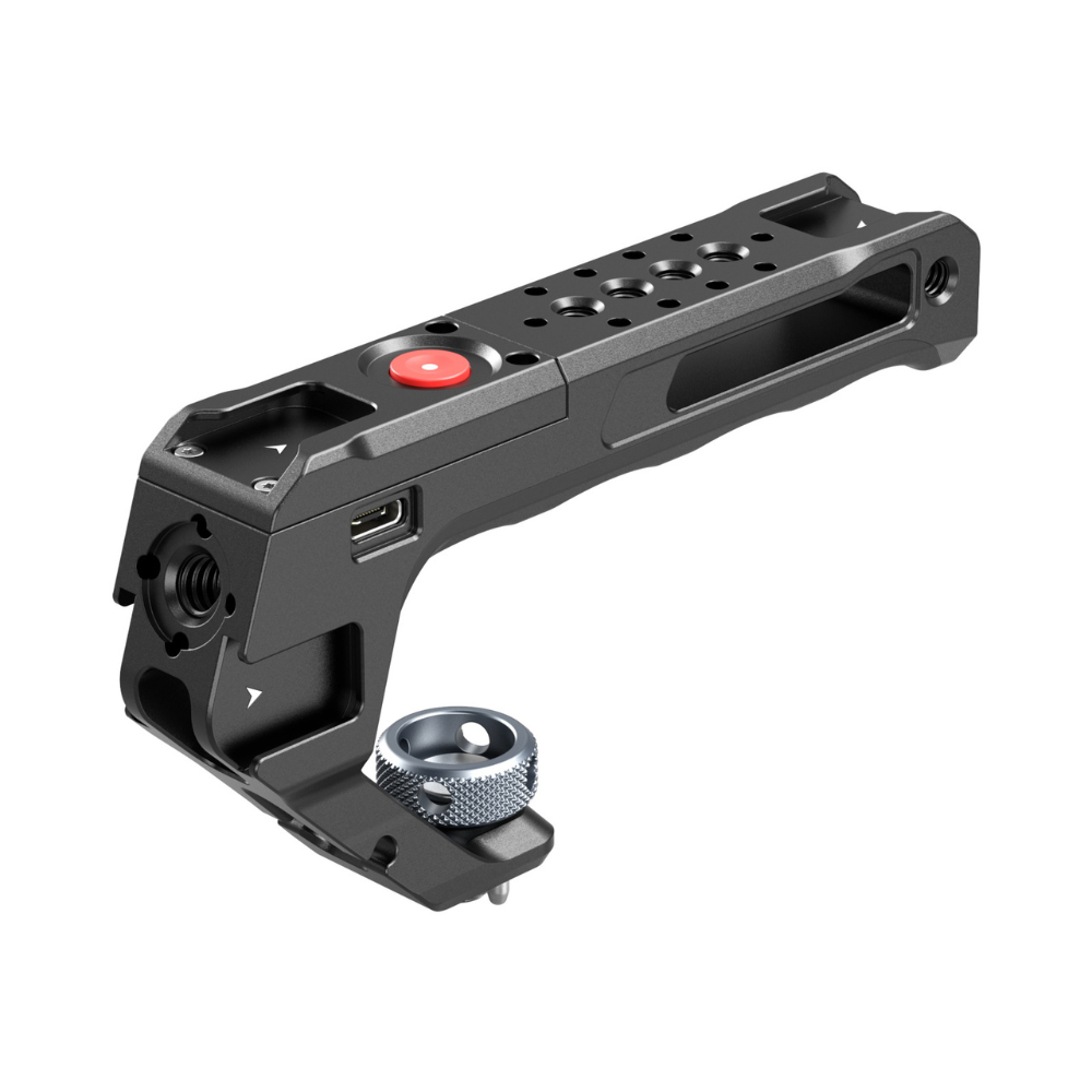 SmallRig Top Handle with Recording Button Trigger, ARRI 3/8"-16 Mount, USB-C Remote for Selected Sony, Canon, FUJIFILM & Panasonic DSLR Mirrorless Cameras | 4927