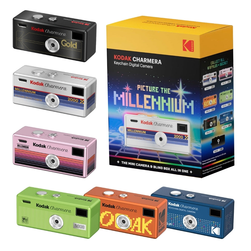 Kodak Charmera Millennium Edition Keychain Digital Camera Random Style Blind Box Point & Shoot Retro Y2K Style