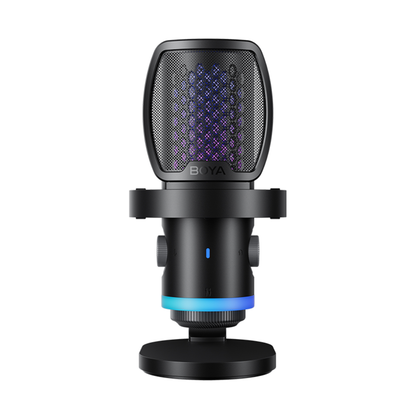 BOYA CastMic G40 / G40B Vibrant RGB Noise Cancelling USB Microphone w/ Desktop Stand / Boom Arm