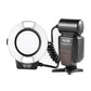 K&F Concept KF-150 TTL Macro Ring Flash for Canon EOS Camera with Guide Number 14', Dot-Matrix LCD Display, Multi Flash Modes & Adjustable Brightness for Photography