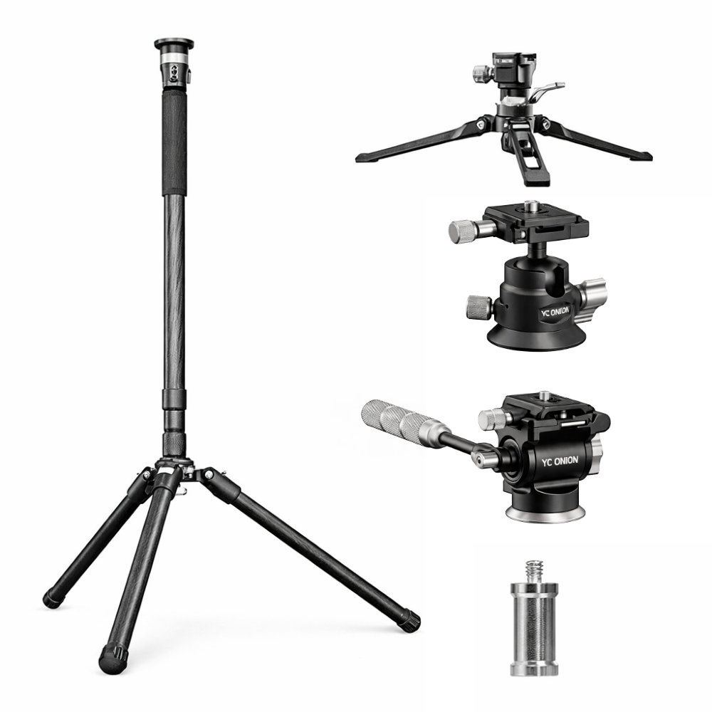 YC ONION Tako Nano Carbon Fiber One-Flip Lift Monopod