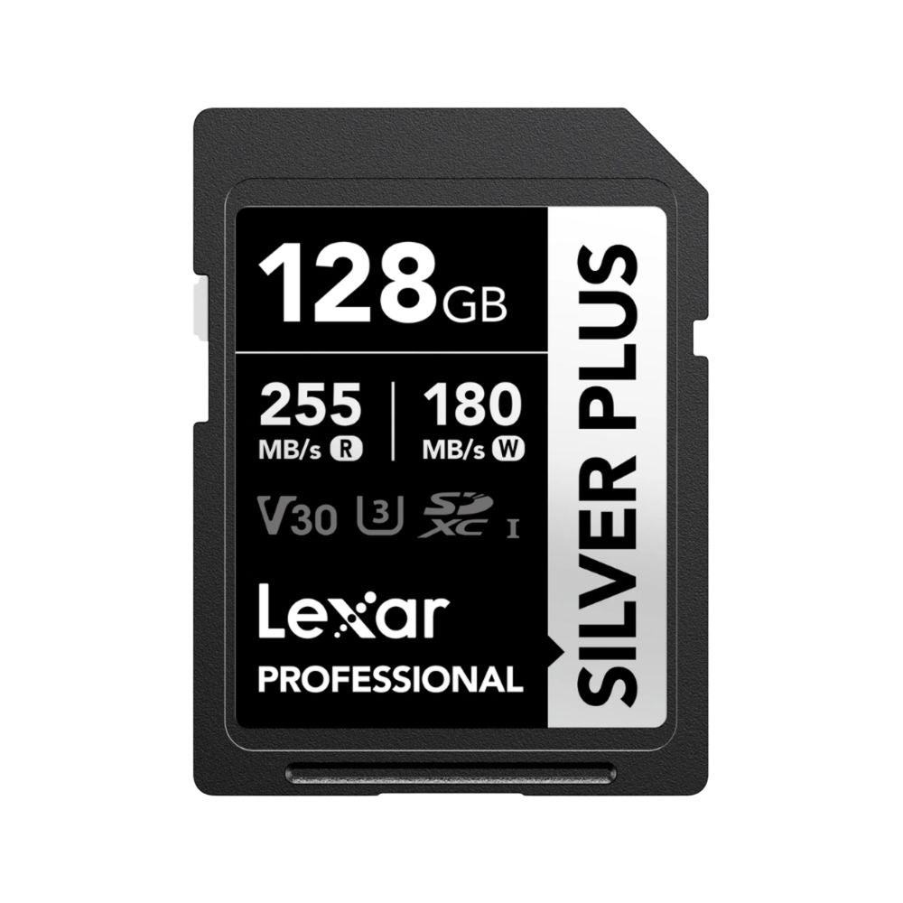 Lexar Professional SILVER PLUS SDXC V30 U3 UHS-I Memory Card | 64GB / 128GB / 256GB / 512GB / 1TB
