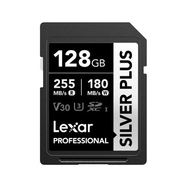 Lexar Professional SILVER PLUS SDXC V30 U3 UHS-I Memory Card | 64GB / 128GB / 256GB / 512GB / 1TB