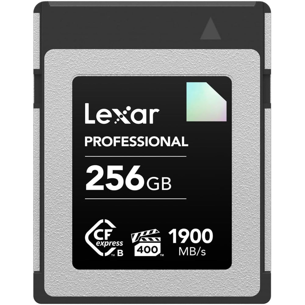 Lexar Professional 256GB 128GB CFexpress Type B Diamond CF Express Memory Card Compact Flash PCI-Express 3.0 / NVMe with VPG 400MB/s, 8K 4K 6K RAW ProRes HQ Video, Backward Compatible with XQD Cameras, 1900MB/s Read, 1700MB/s Write Speeds