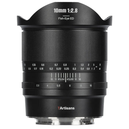 7Artisans 10mm F/2.8 Mark II Full Frame Format Nikon Z Mount Ultra Wide Angle Fisheye Prime Lens MF Manual Focus Large Aperture for Z30 Z5 Z50 Z6 Z7 Z8 Z9 Zf  Mirrorless Cameras