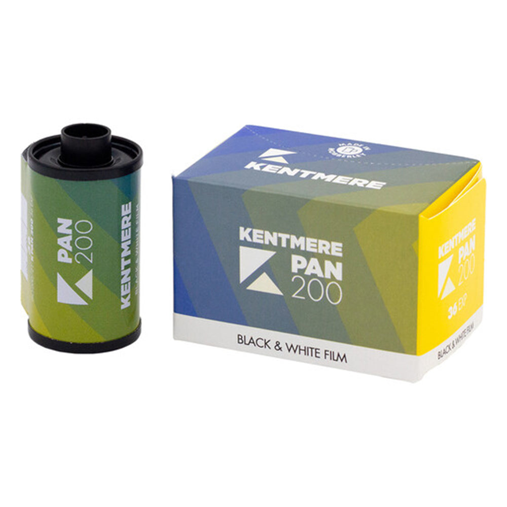 ILFORD Kentmere PAN 200 35mm ISO 200 Medium Speed Black & White Fine Grain Negative Film with 36 Exposures for Film Camera Photography