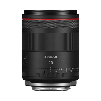 Canon RF 20mm f/1.4 L VCM Autofocus Full Frame Format Cinematic Ultrawide Hybrid Lens