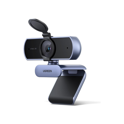 UGREEN 2K USB Webcam w/ Removable Privacy Cover