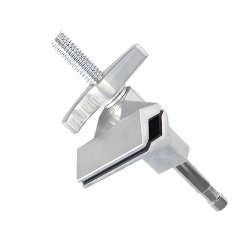 Dearkol End / Center / Mini Vise Grip Jaw Clamp Flat Clip with 5/8'' Pin and Hex Socket | M11-078