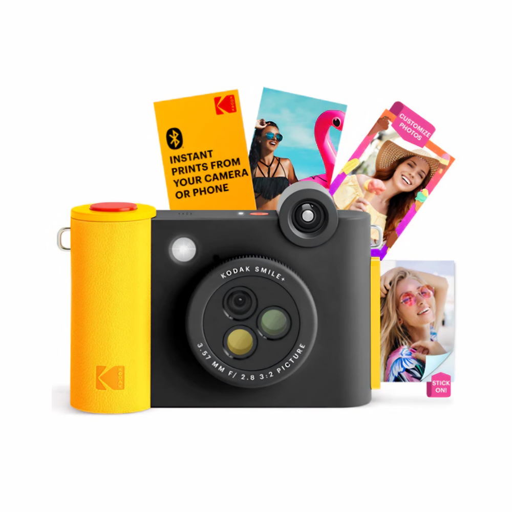 KODAK SMILE+ Instant Print Digital Camera | Black, Green