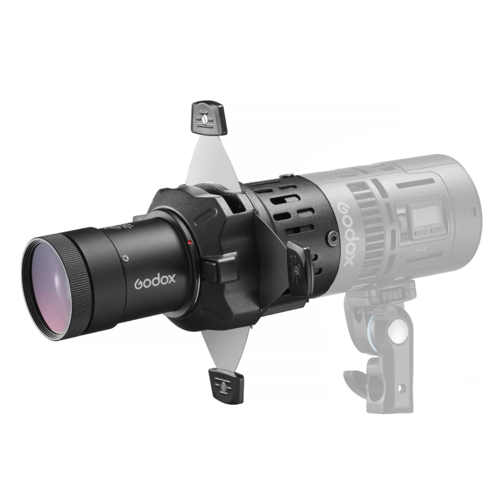 Godox KNOWLED SP50K / SP36K Projection Attachment and 50° / 36° Lens for MS60Bi & MS60R LED Lights with Proprietary Mounting for Lighting and Studio Equipment