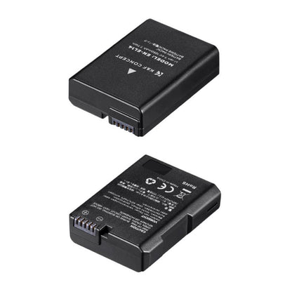 K&F Concept EN-EL14 2pcs Battery + Dual Bay Charger Kit with 7.4V 1050mAh, Micro-USB / Type-C Port, Quick Charge and Multiple Charging Protection for Nikon D3500, D5600, D3200, D3300, D3400, D5500, Coolpix P7800, P7700, P7200, P7100, P7000