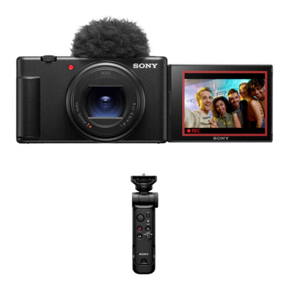 Sony ZV-1 II 20.1MP 4K Digital Vlogging Camera with GP-VPT3 Wireless Shooting Grip