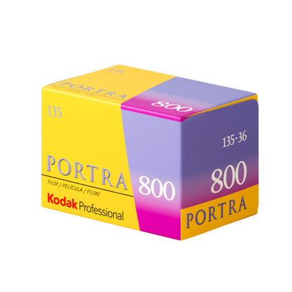 KODAK PORTRA 800 135 35mm 800 ISO Color Negative Film with 36 Exposure Shots, Fine Grain VISION Film Technology and T-Grain Emulsion for Film Photography