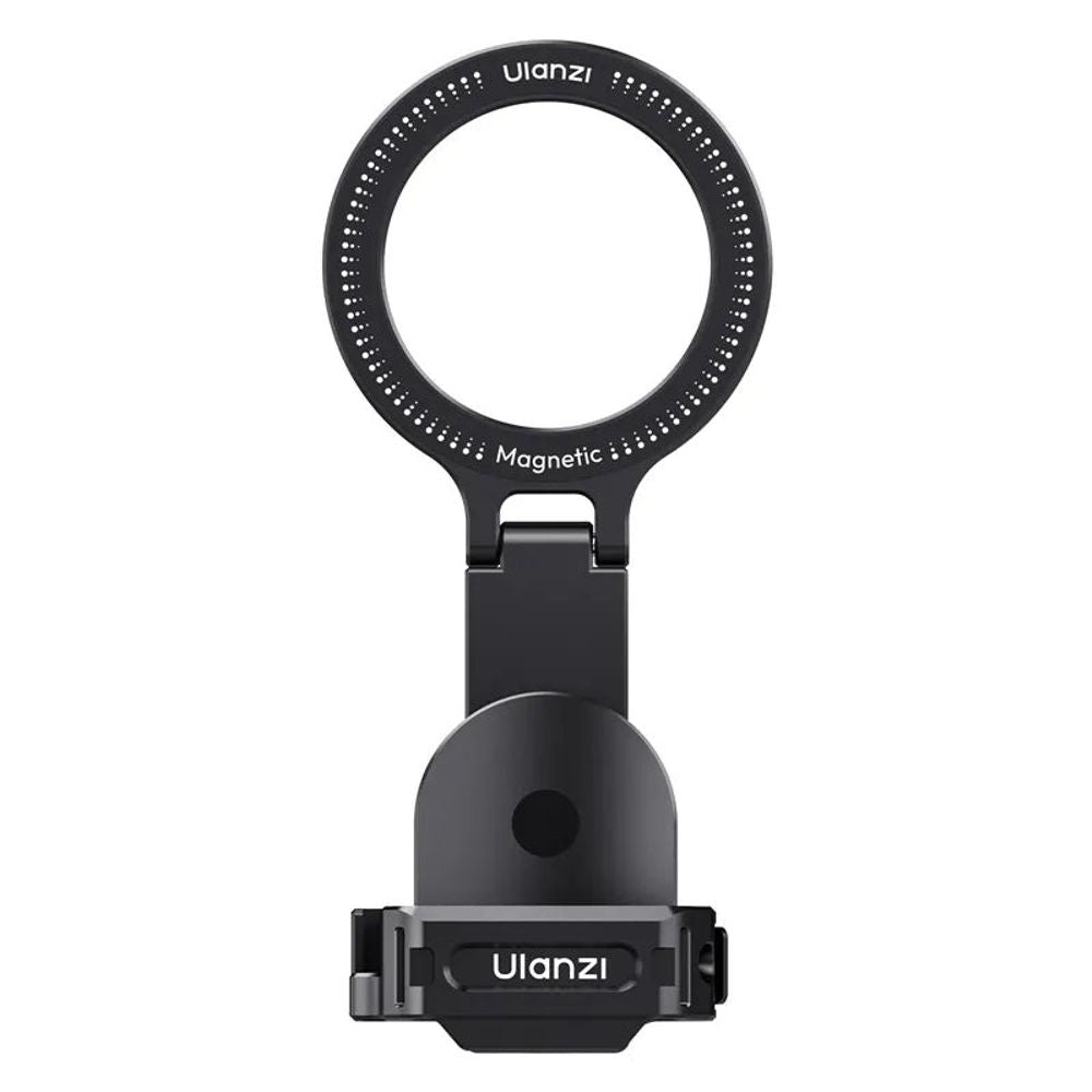 Ulanzi PM01 Magnetic Expansion Adapter for DJI Osmo Pocket 3 with Cold Shoe Mount, 1/4" Thread, 360° Rotation, MagSafe Attachment and Lanyard Wrist Strap for Camera Accessories | C065