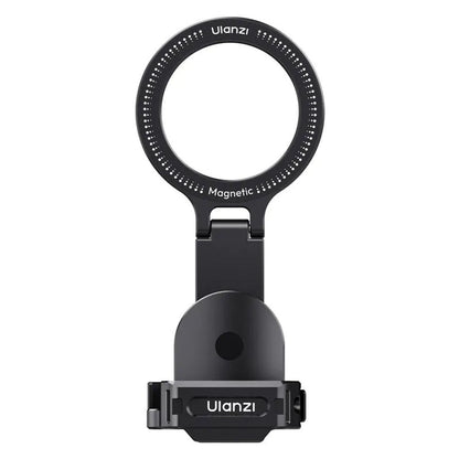 Ulanzi PM01 Magnetic Expansion Adapter for DJI Osmo Pocket 3 with Cold Shoe Mount, 1/4" Thread, 360° Rotation, MagSafe Attachment and Lanyard Wrist Strap for Camera Accessories | C065