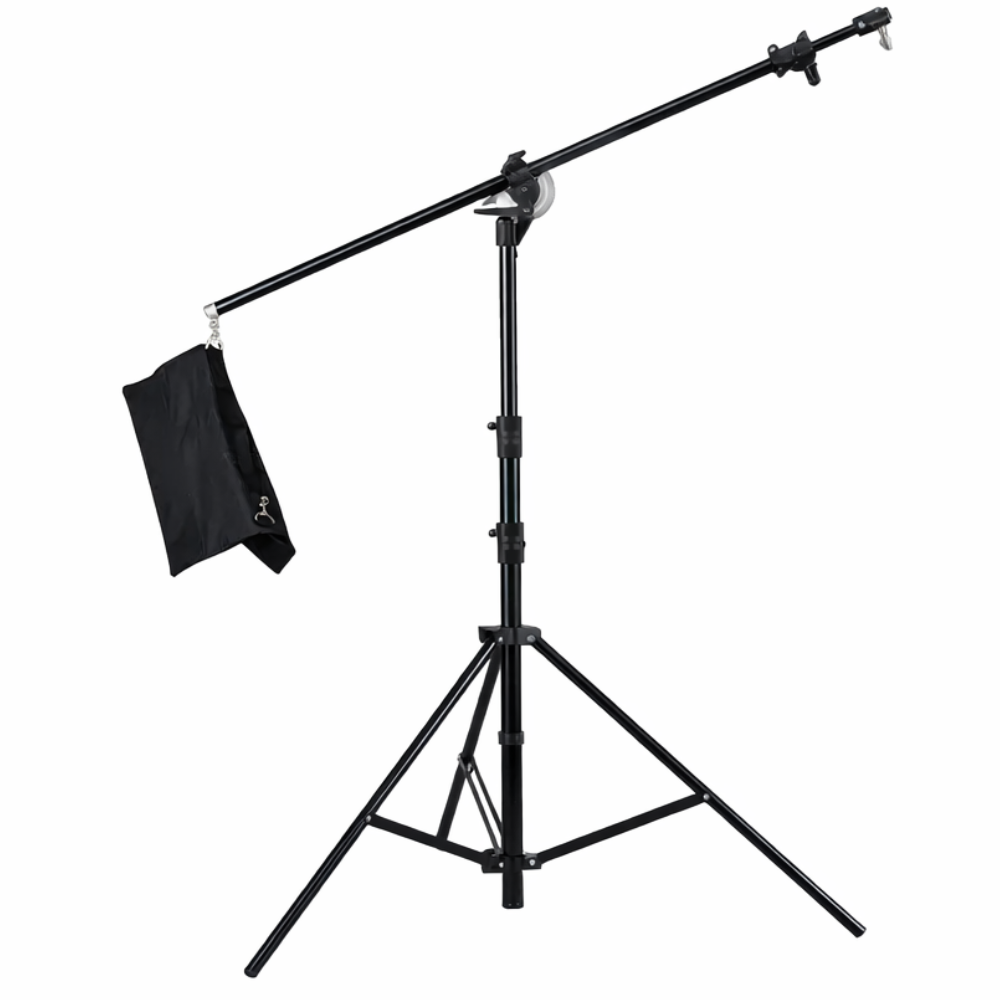 MEKING M-3 Diagonal Arm Boom Light Stand 5 Section Max 290CM Height 4Kg Payload