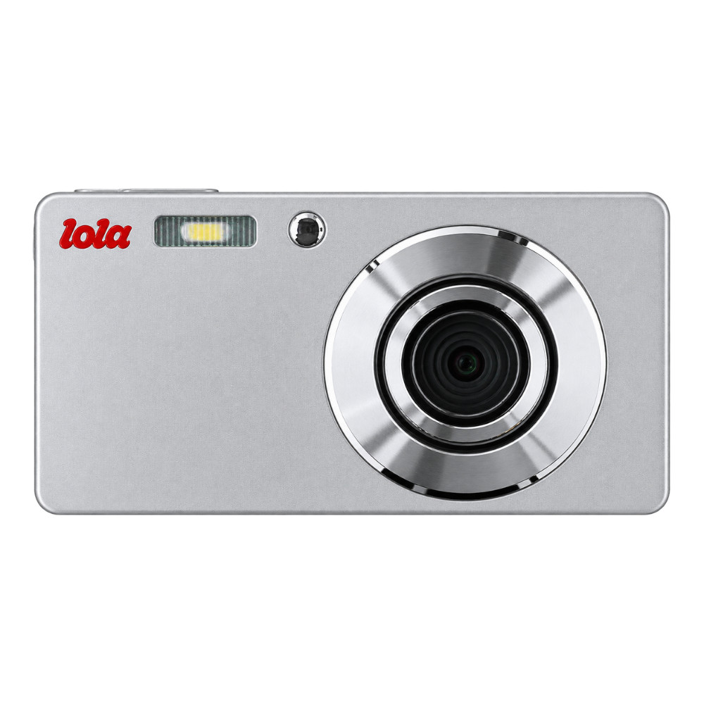 LOLA Retro Digital Compact Camera 8MP CMOS 4K 20X Zoom 2.8" IPS Display 20 Filters Built-In Flash