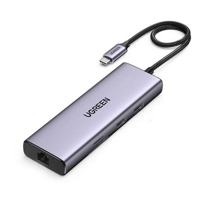 [CLEARANCE] UGREEN 5-in-1 USB-C Multifuntional Adapter Dock with 100W PD Power Delivery USB 3.0 Ports, and HDMI 1.4 Video Output Port | 15596