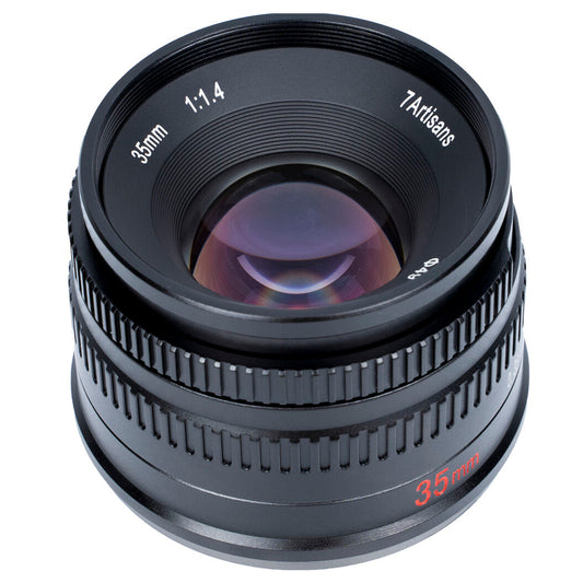 7Artisans Photoelectric 25mm F/1.4 APS-C Format Canon RF Mount Compact Portrait Prime Lens MF Manual Focus for Mirrorless Cameras