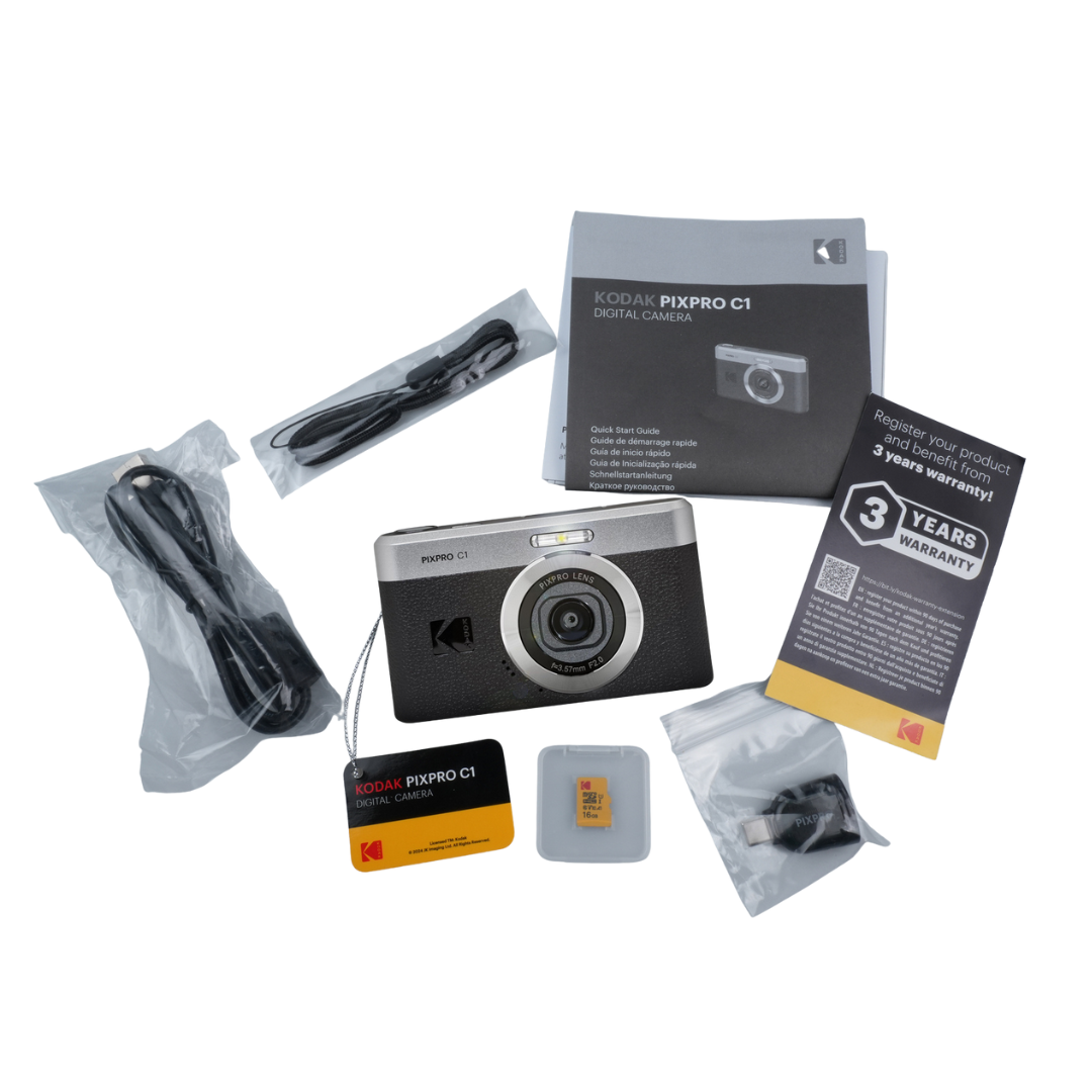 KODAK PIXPRO FZ55 Compact Digital Cameras with 13MP/16MP CMOS Sensors, Up to 5x Optical Zoom & 28mm Wide Angle Lens, Full HD Video, Rechargeable Li-Ion Battery