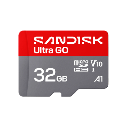 SanDisk 32GB microSDHC V10 A1 U1 UHS-I Memory Card with Up to 120MB/s Sequential Read Speed