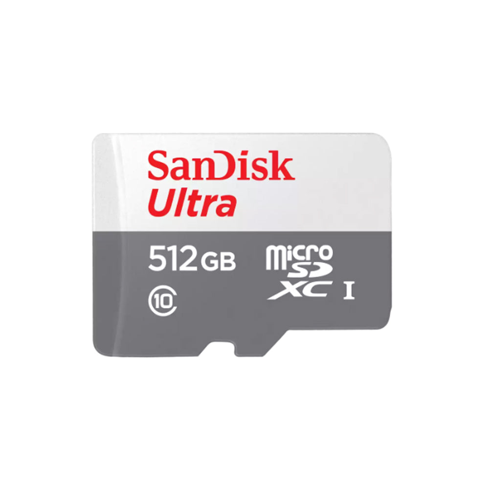 SanDisk Ultra 256GB / 512GB microSDXC UHS-1 Class 10 Memory Card with 100MB/s Transfer Speed and Full HD Video Support for Smartphone and Tablets