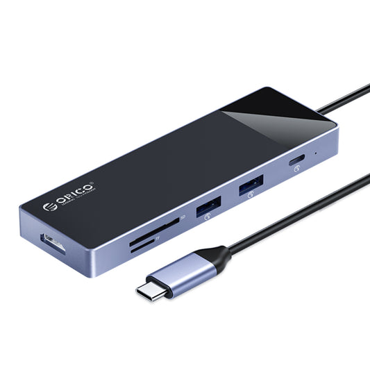 ORICO Type C 10 in 1 Multifunctional Docking Station with USB 3.0 5Gbps USB 2.0 480Mbps Transmission Rate PD 4K HDMI USB A 3.0 USB 3.0 USB A 2.0 RJ45 SD TF 1000Mbps Network Rate for Windows Mac OS Android - Black