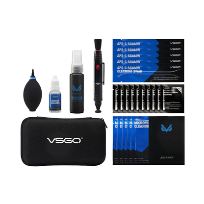 VSGO 69-in-1 Camera Lens & Sensor Cleaning Kit for APS-C / Full Frame Cameras