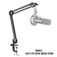 Fifine BM63 Heavy Duty Microphone Boom Arm with Triple Joint Spring Suspension, Desk Clamp, and Universal 5/8-Inch Bolt Mount