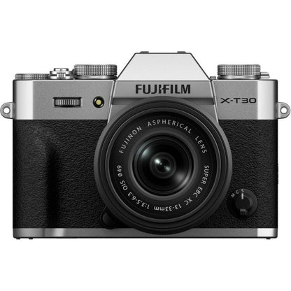 FUJIFILM X-T30 III Mirrorless Camera with XC 13-33mm f/3.5-6.3 OIS Lens - Silver