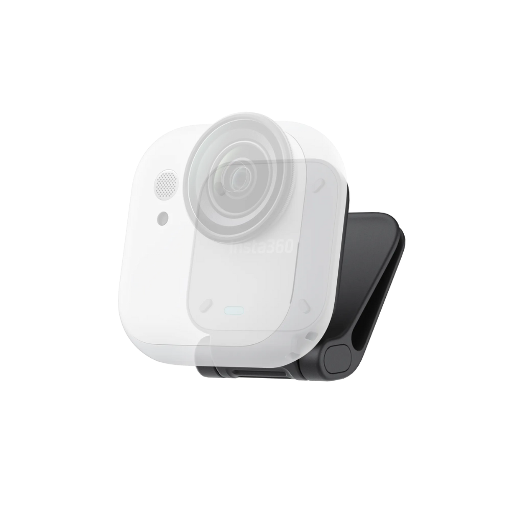 Insta360 GO Ultra Action Camera Portable Magnetic Easy Clip for Hands Free POV Shooting with 180° Adjustable Angle and Soft Silicone Padding CINSBBEC