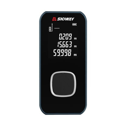 SNDWAY Mini Digital Rechargeable Laser Distance Meter with 40 Meters Measurement Range, LCD Screen Display, Multiple Measurement Unit & Functions for Industrial and Home Improvements - Measuring Tools & Rangefinders | SW-24A
