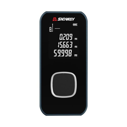SNDWAY Mini Digital Rechargeable Laser Distance Meter with 40 Meters Measurement Range, LCD Screen Display, Multiple Measurement Unit & Functions for Industrial and Home Improvements - Measuring Tools & Rangefinders | SW-24A