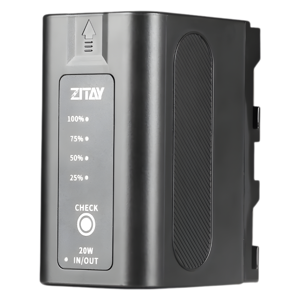 ZITAY NP-F750 46Wh/6400mAh USB-C Li-ion Battery for Sony L-Series