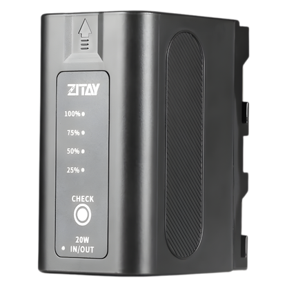 ZITAY NP-F750 46Wh/6400mAh USB-C Li-ion Battery for Sony L-Series