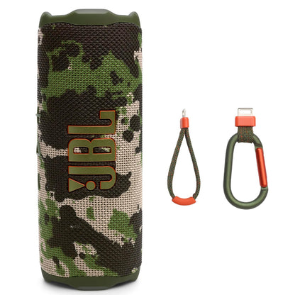 JBL Flip 7 Portable Wireless 35W 2-Way Bluetooth Speaker with Carabiner Clip, IP68 Waterproof and Dustproof, AI Sound Boost, Lossless Audio Playback, 4800mAh Battery, Auracast Multi Speaker Connection, Audio App Support, 14 Hours Playtime