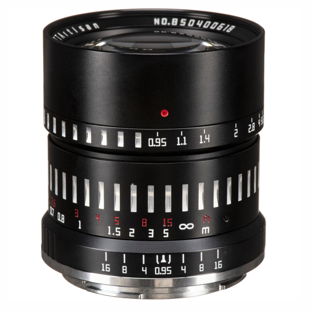 TTArtisan 50mm F/0.95 APS-C Format Portrait Prime Lens for Sony E | Nikon Z | M43 | Leica L | FUJIFILM X | Canon RF Mount Mirrorless Cameras Large Aperture MF Manual Focus Full Metal Body for Dreamy Bokeh & Low Light Photography