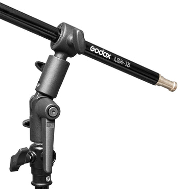 Godox LSA-14 140cm / LSA-15 170cm Aluminum Boom Arm with C-Clamp Adjustable for Camera and Lighting Accessories, Tripod, Light Stand and Other Studio Equipment
