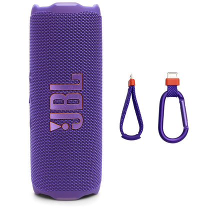JBL Flip 7 Portable Wireless 35W 2-Way Bluetooth Speaker with Carabiner Clip, IP68 Waterproof and Dustproof, AI Sound Boost, Lossless Audio Playback, 4800mAh Battery, Auracast Multi Speaker Connection, Audio App Support, 14 Hours Playtime