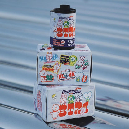 [CLEARANCE] RETO RetoColor Star 400 x BT21 BTS Line Friends Limited Edition 35mm ISO 400 Negative Color Film Cartridge with 27 Exposures, C-41 Process, and DX-Code for Alog Camera Photography
