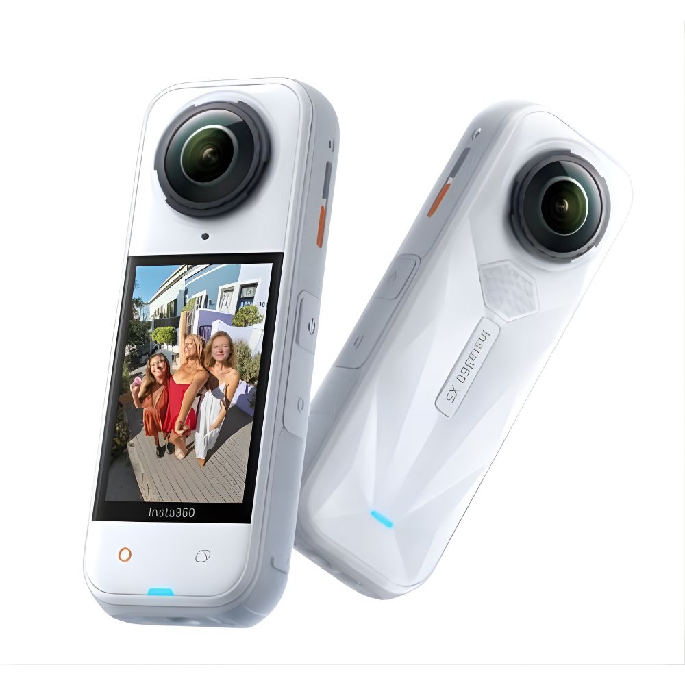 Insta360 X5 8K 360° Action Camera LIMITED EDITION Satin White Standard Bundle Kit, CMOS 72MP, HDR