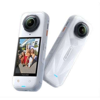 Insta360 X5 8K 360° Action Camera LIMITED EDITION Satin White Standard Bundle Kit, CMOS 72MP, HDR