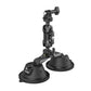 SmallRig Dual Suction Cup Camera Mount with Dual Ball Head Arm, 3kg Load Capacity (not in motion) & 0.5kg (when in motion) for Flexible Angle Shooting & Car Interior & Exterior Attachment | 3566