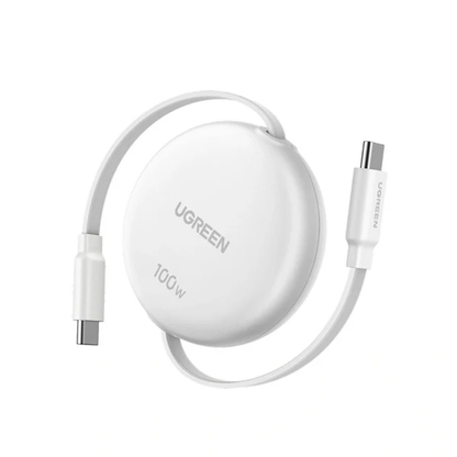 UGREEN Nexode 1M USB-C to USB-C 100W PD Fast Charging Retractable Cable