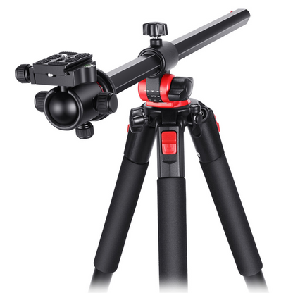 Neewer N284L+G0 79 Inches Camera Tripod Monopod with Aluminum Alloy 360° Panorama Ball Head and Vertical / Horizontal Center Column, 15Kgs Load Capacity, Quick Release Section Legs for Photography, Videography & Content Creation | 10097262