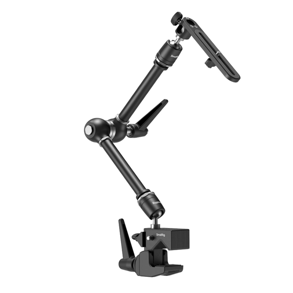 SmallRig 20.6-Inch Aluminum Magic Arm & Super Clamp Kit with Ball Head & 1/4"-20 & 3/8"-16 Top Screw for Cameras, Field Monitors, Video Lights, Microphones, Light Stands, Tripods, Desktop & Mounting Tubes & Rails | 4862 4861