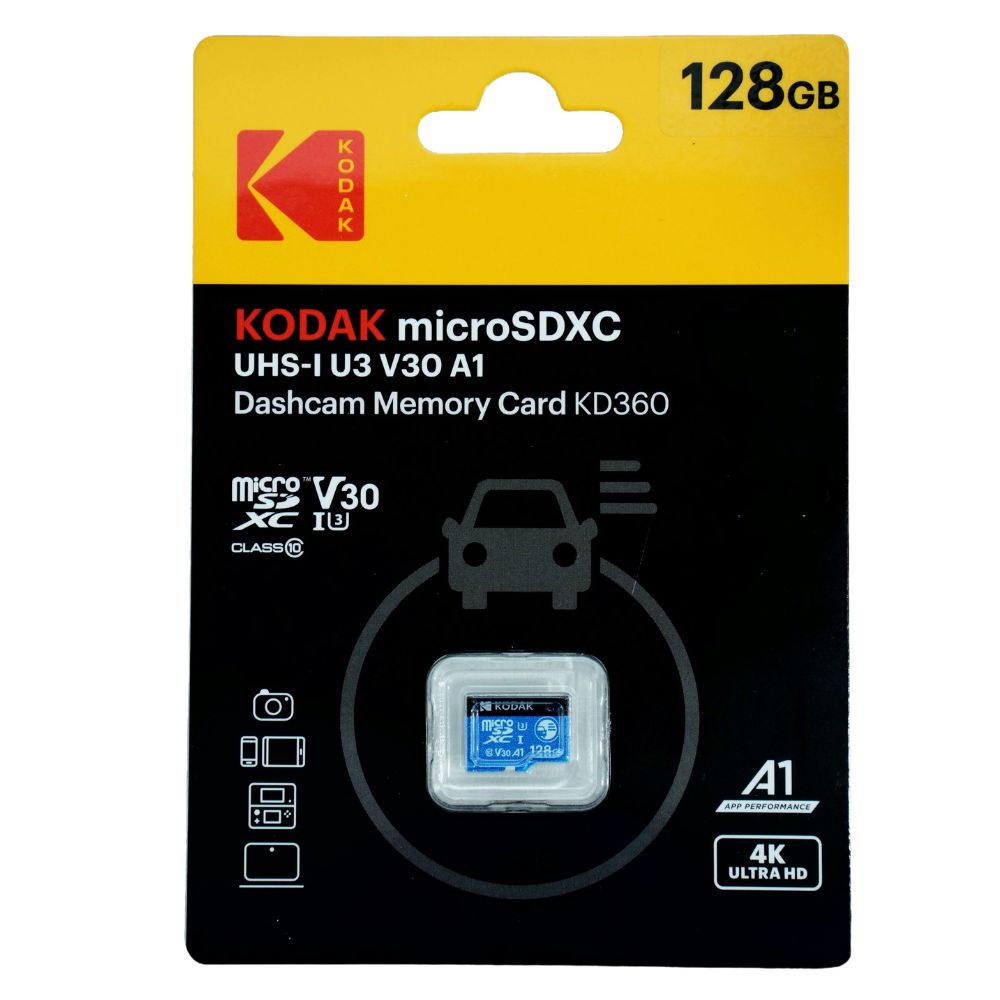 KODAK 256GB 128GB 64GB MicroSD UHS-I SDXC A1 V30 U3 Memory Card 4K Ultra HD