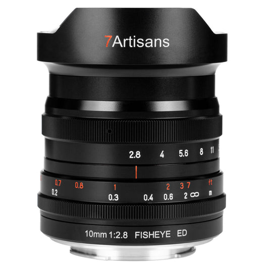 7Artisans 10mm F/2.8 Full Frame Format Nikon Z Mount Ultra Wide Angle Fisheye Prime Lens MF Manual Focus Large Aperture for Mirrorless Cameras
